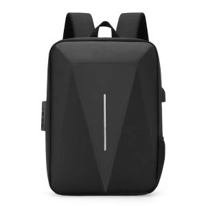 New Stylish Large Capacity Backpack For Men, Business Work Laptop Hard Shell Computer Bag, Password Lock Anti-theft Backpack, Daily Commuting Double Shoulder Bag, Student School Bag, Outdoor Leisure Travel Bag