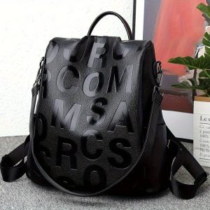 New Women Backpack High Quality Soft Backpack School Bags For Ladies Large Capacity Anti-theft Travel Backpack Sac