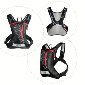 Star Field Knight Hydration Backpack - 7L Capacity, 2L Water Bladder, Lightweight & Reflective, Ideal for Running, Hiking, Biking, Climbing, Camping